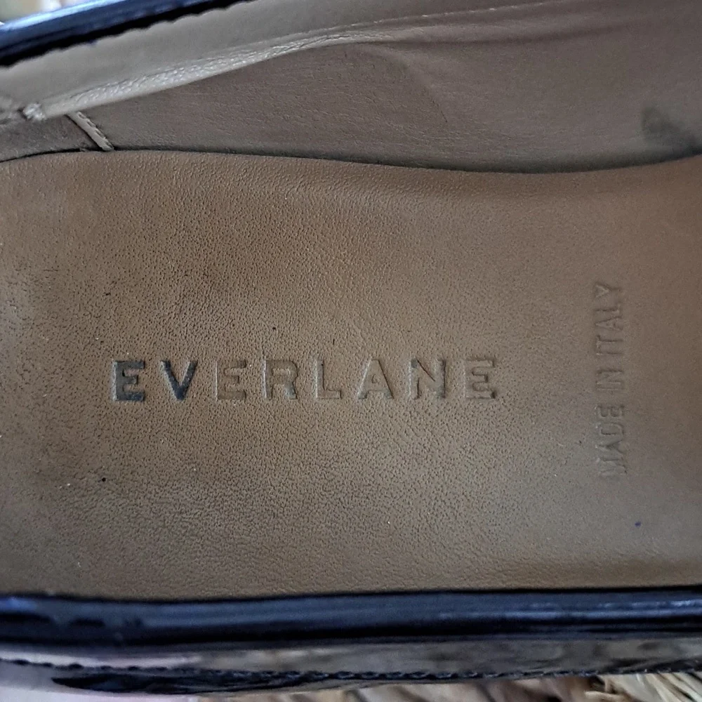 Everlane Womens The Modern Loafer Black Patent Leather Size 6.5‎ - Picture 10 of 10